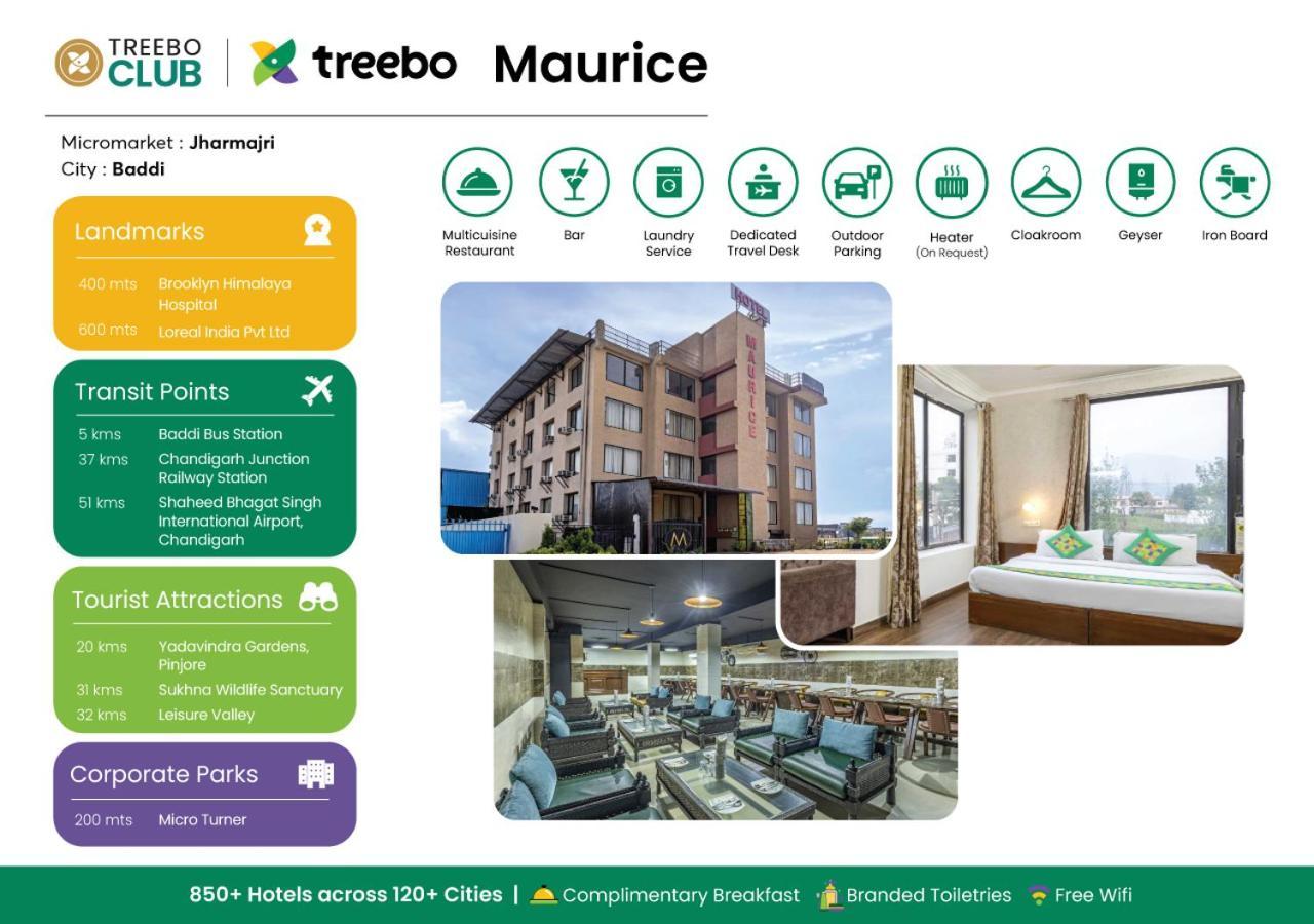 Hotel Treebo Maurice Baddi Esterno foto